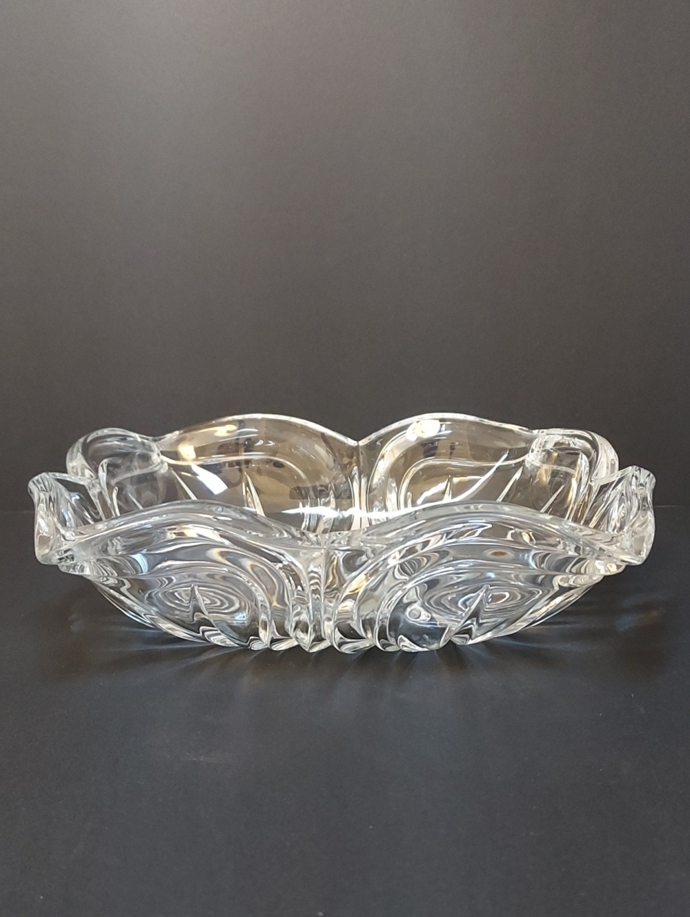 Mikasa Flores Crystal Sweet Candy Dish Trinket Bowl